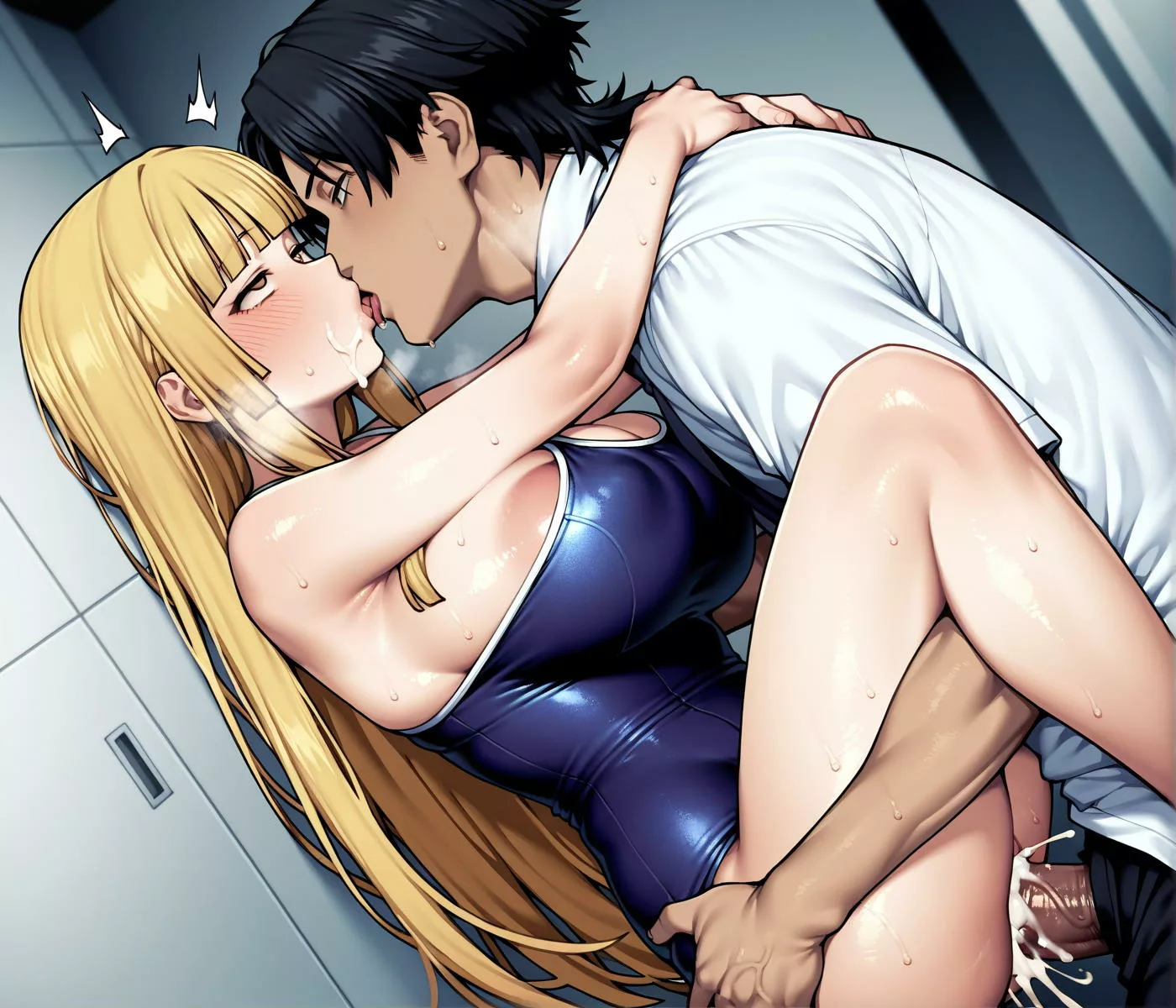 水泳のコーチにベタ惚れしたお嬢様がおマ◯コ許しちゃう♡