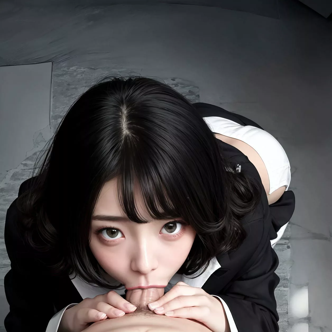 ミスコン一位の女子大生ちゃんに喉の奥までしゃぶられる！