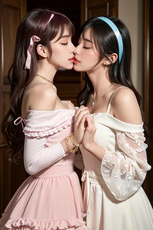 女の園で育った男を知らない箱入り娘たちの百合キス♡