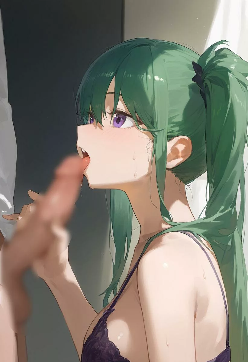 竿をペロってるダウナー女子の頬がほんのり紅潮してる♡