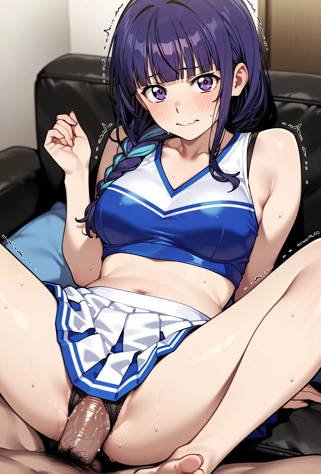 練習後の汗香る恥じらいチアガールにチン挿し♡