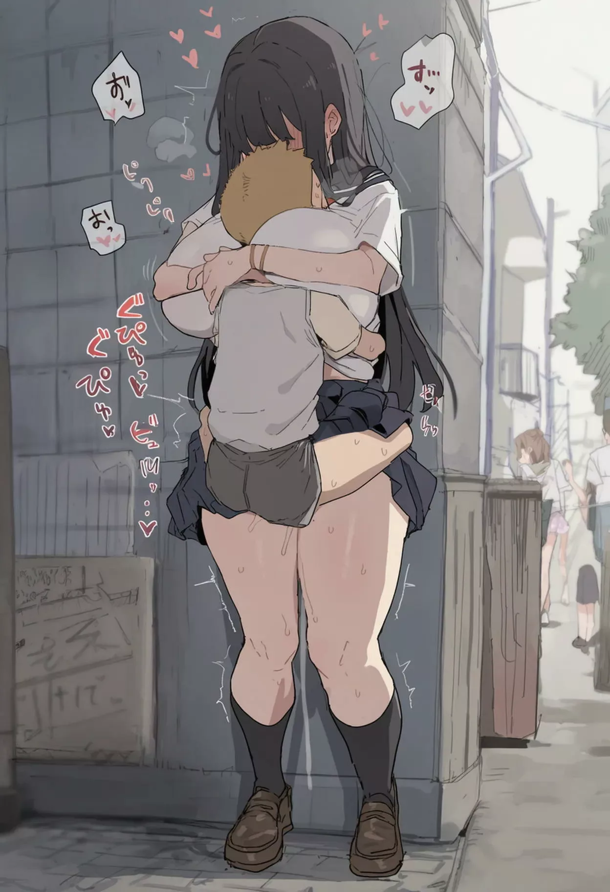 ショタに逆だいしゅきホールドされて種を受け入れるお姉ちゃん